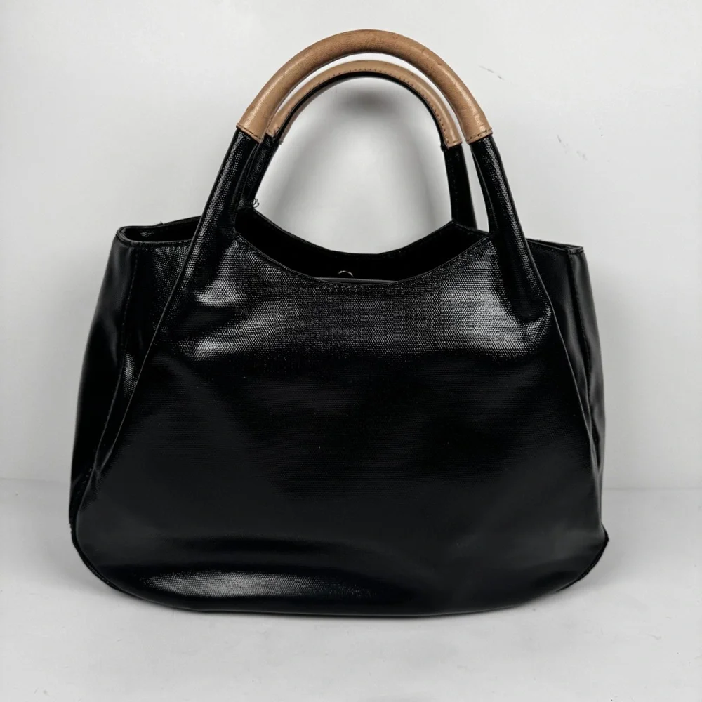 Kate Spade Fulton Street Treesh Patent Leather Satchel Black Handbag